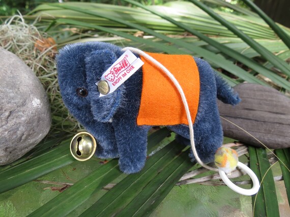 steiff blue elephant
