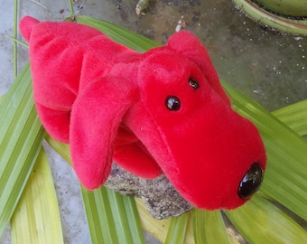 TY Red "Rover" Dog 1996 Plush Toy  - Beanie Babies Collection - Too Cute!! - Excellent Condition