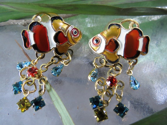 Lunch at the ritz christmas earrings sale