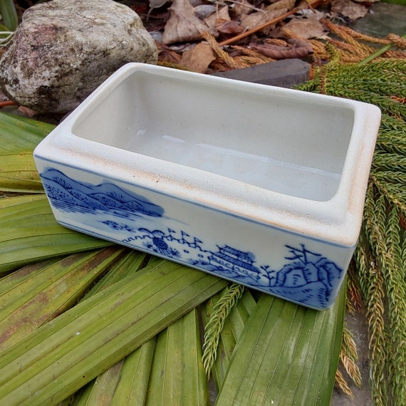 Blue and White Porcelain Chinese Covered Trinket … - image 8