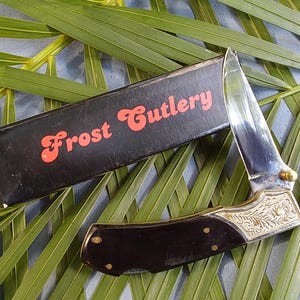 Frost Cutlery Folding Pocket Knife - Single Blade, 4"