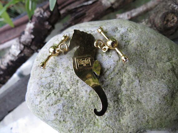 Lunch at the Ritz Seahorse Bracelet Toggle LATR Seahorse Fun and Fabulous Excellent Condition Etsy