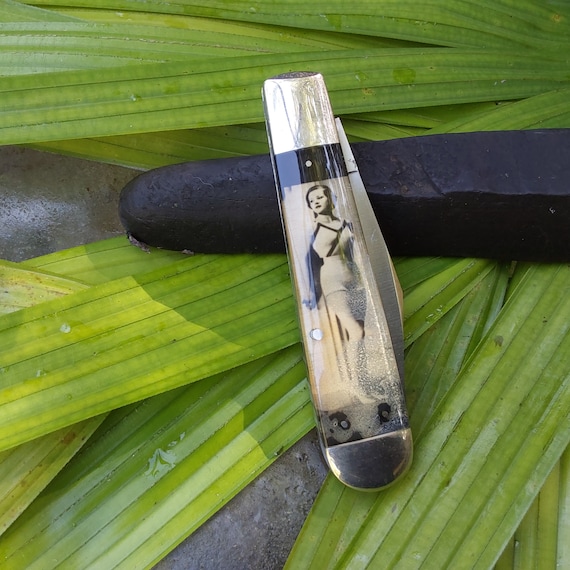 Case XX Vintage Bathing Beauty Pocket Knife: Celluloid Handles - Etsy