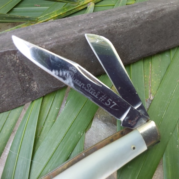 Mother of Pearl Queen Steel #57 Knife - MOP Pocket Knife