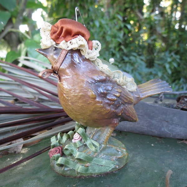 Antique Bird Pin Cushion Etsy
