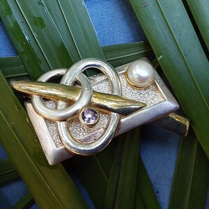 Kay Yin Lo  ブローチSILVER 925 KAI YIN LO KYLO GILDED 925 STERLING SILVER MALACHITE LARGE