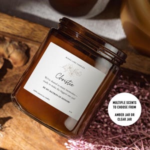 Personalisierte Trauzeugin Kerze: Brautjungfer Vorschlag Geschenk