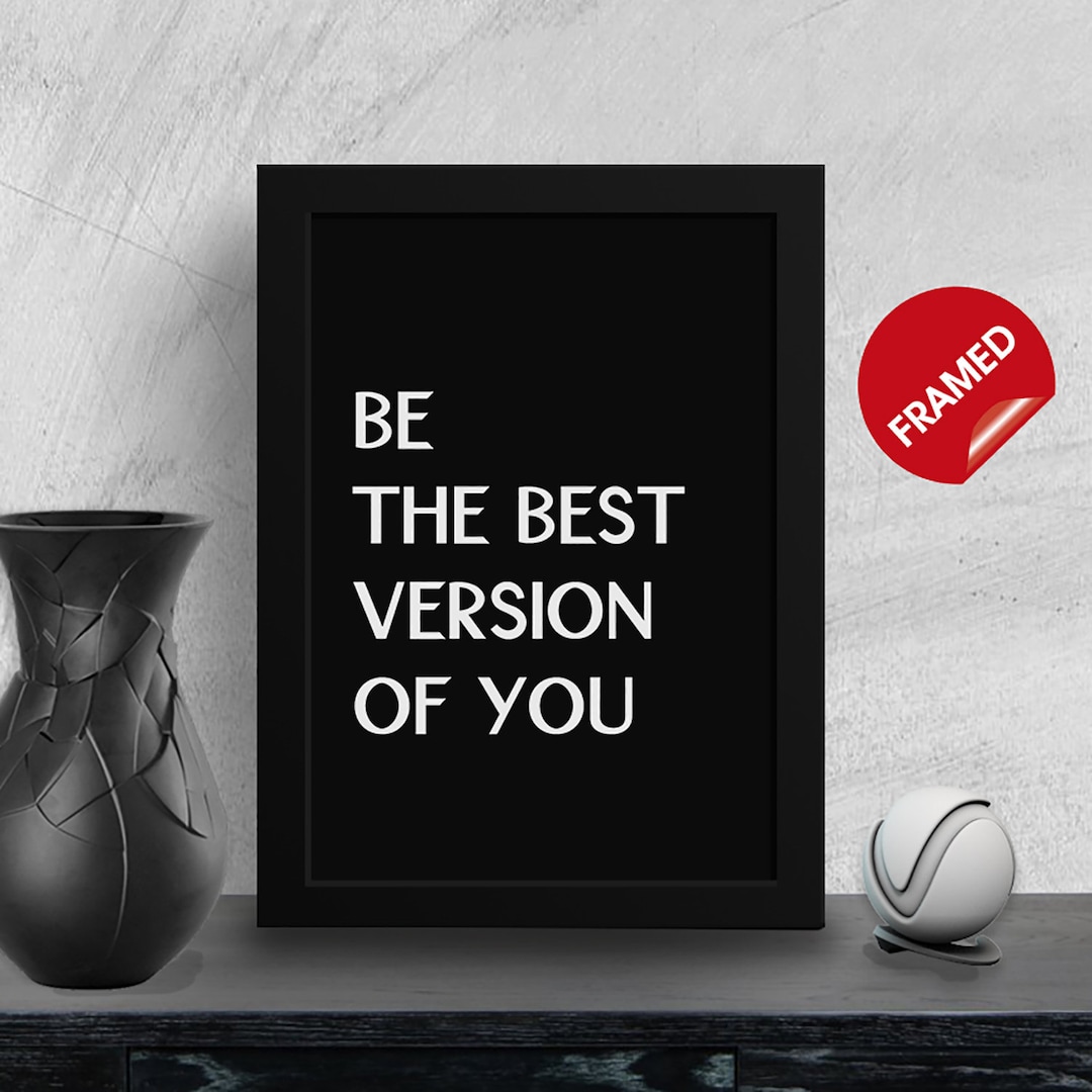 Framed Art Office Wall Art Inspirational Wall Art Modern Etsy