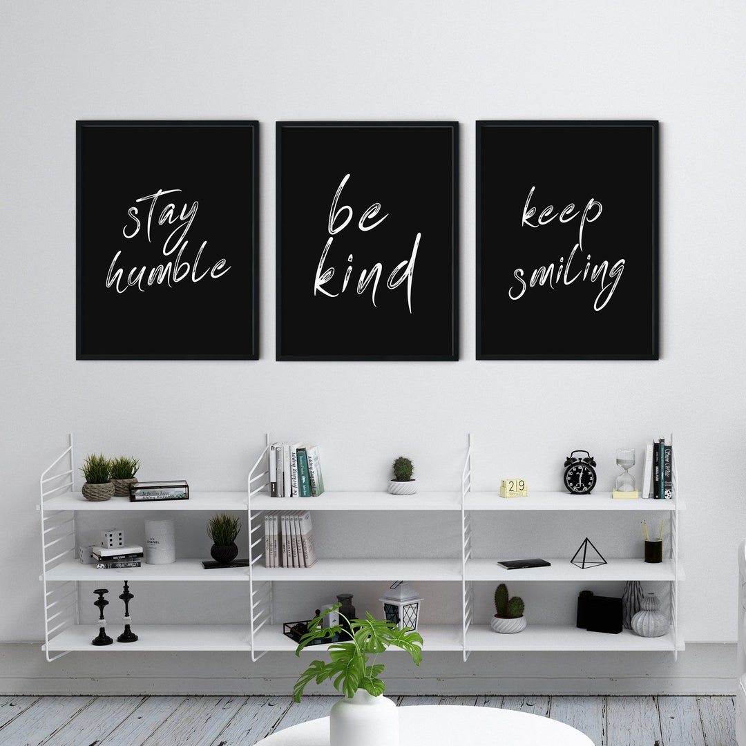 Office Wall Art Poster Set, Motivational Quote Poster Print Set, Inspirational Wall Art, Home