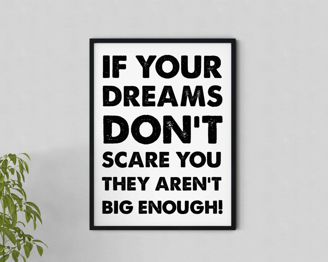 Motivational Quotes Printable Art, Office Wall Decor, Inspirational ...