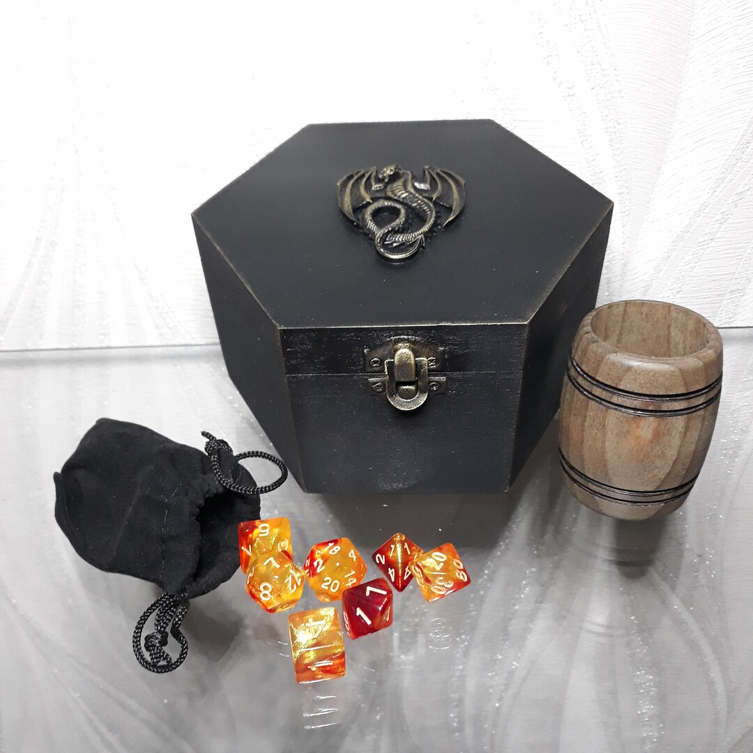 Dungeons & Dragons Dice Box Bundle Tabletop Gaming Etsy