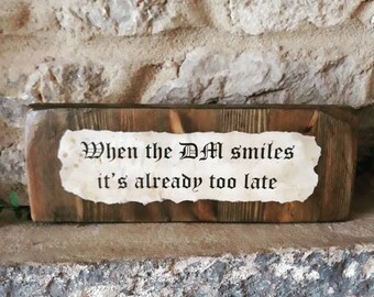 Vicious Mockery, RPG slogan, wood plaque, dungeons and dragons, dnd5e, pathfinder, tabletop gaming, RPG