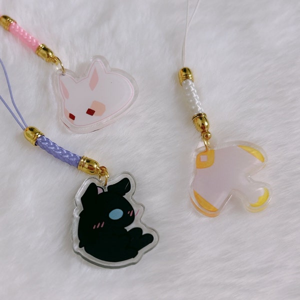 sky cotl manta keychain bunny charm krill pendant