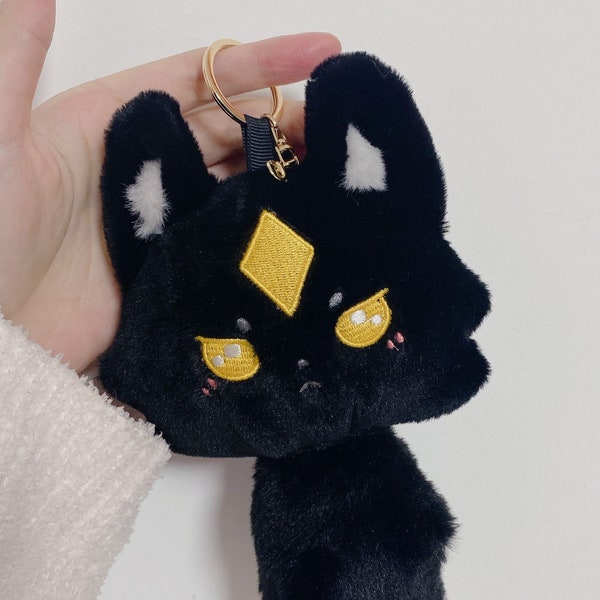Sky cotl Feline keychain black cat pendant accessory rabbit plush doll decoration gift for friends