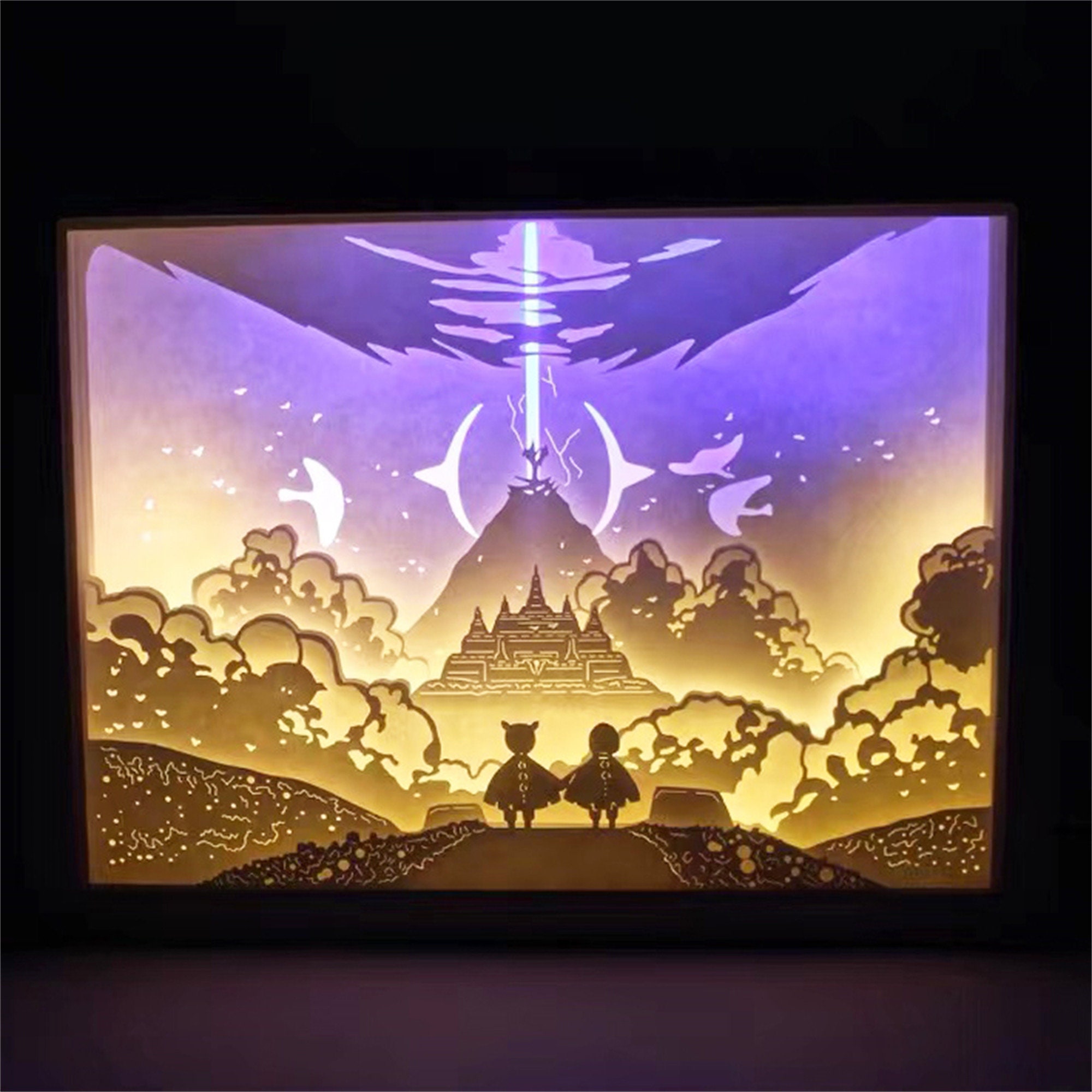 Game Sky Children of the Light Scene 3D Paper Cutting Lights - Etsy