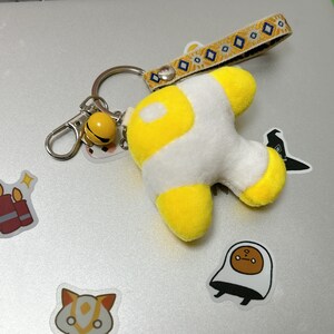 Sky manta peluche poupée coussin oreiller cosplay prop pendentif cadeau pour amis porte-clés ciel cotl fait main 8cm keychain