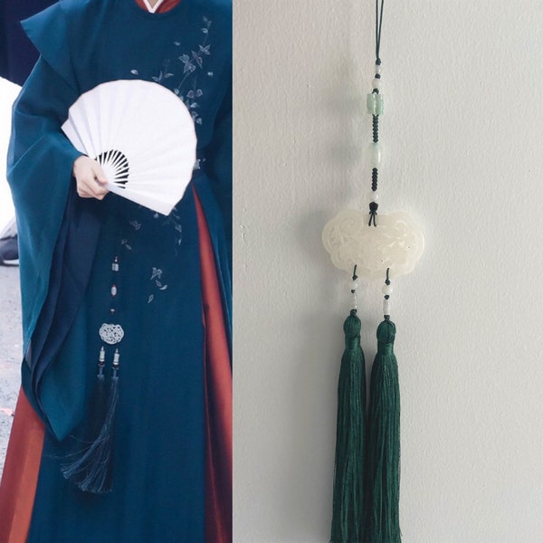 Shan He Ling Cosplay Wen Ke Xing Jade Pendant HanFu Accessory Gift For Friend