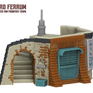 Star Wars Legion Terrain Old Ferrum (ferrix) Kiosk - Etsy