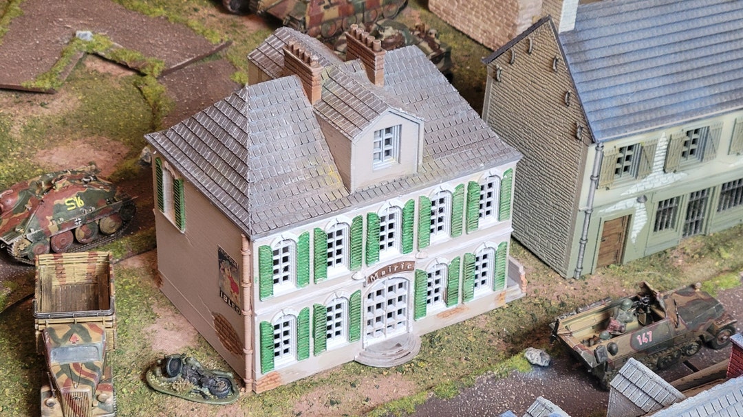 Terrain 3D Sainte-Marie-du-Mont - Wargame Bolt Action Normandie V2 - Wargame Zone