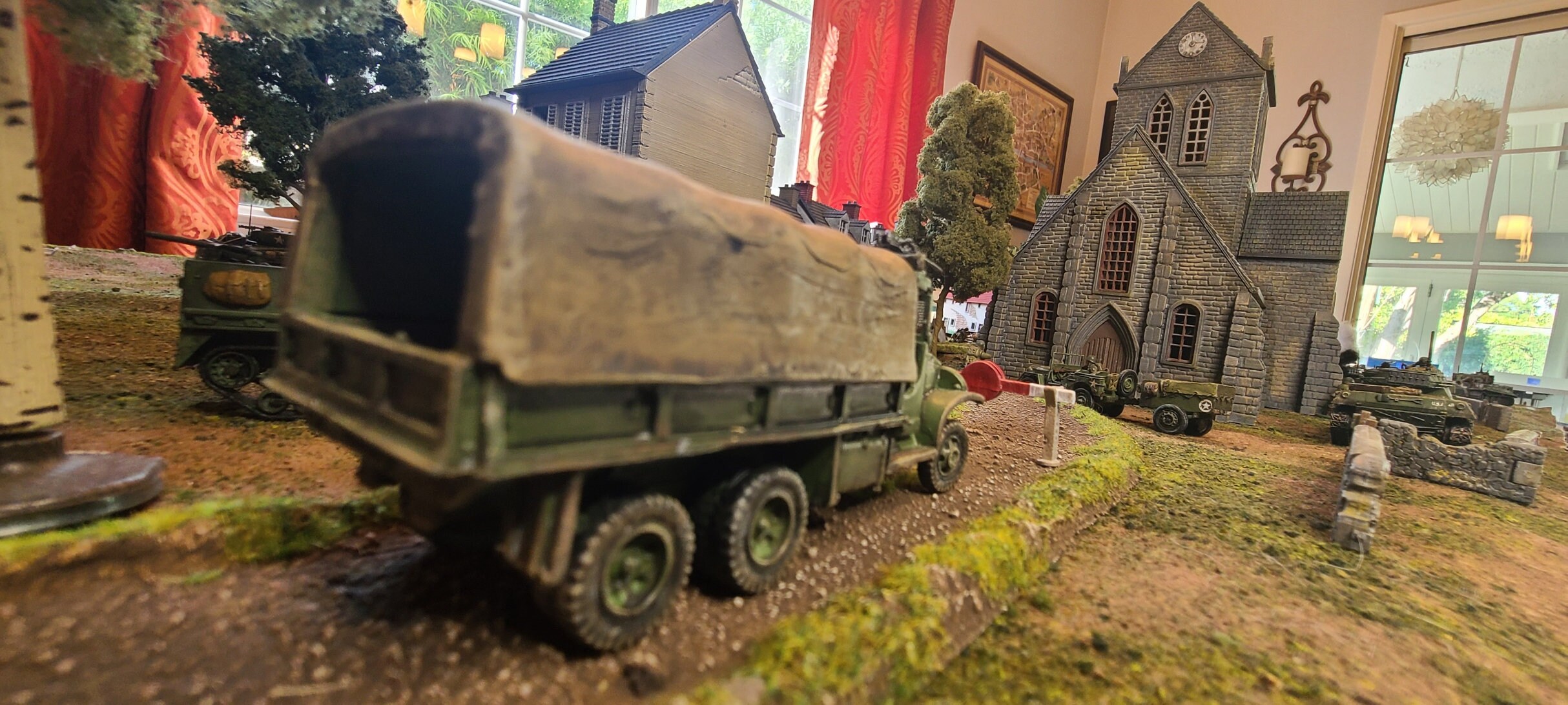 REICH CHANCELLERIE BERLIN – Décor 3D FOW Bolt Action, Terrain Wargame Normandie V2