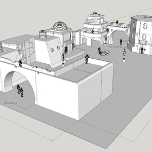 Legion Terrain - DIGITAL STL FILES - Entire City + Accessories