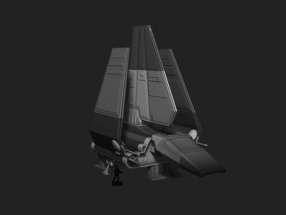 Star Wars Legion & Shatterpoint - Llambda T4-A Shuttle - Etsy