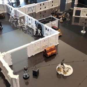 Star Wars Legion Terrain Rebellion Interior Starship Walls