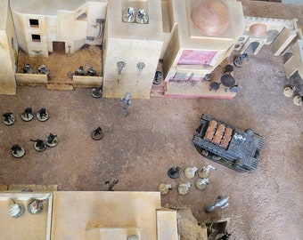 Star Wars Legion Terrain Jedha Collection (Entire Set - Fully Painted!)