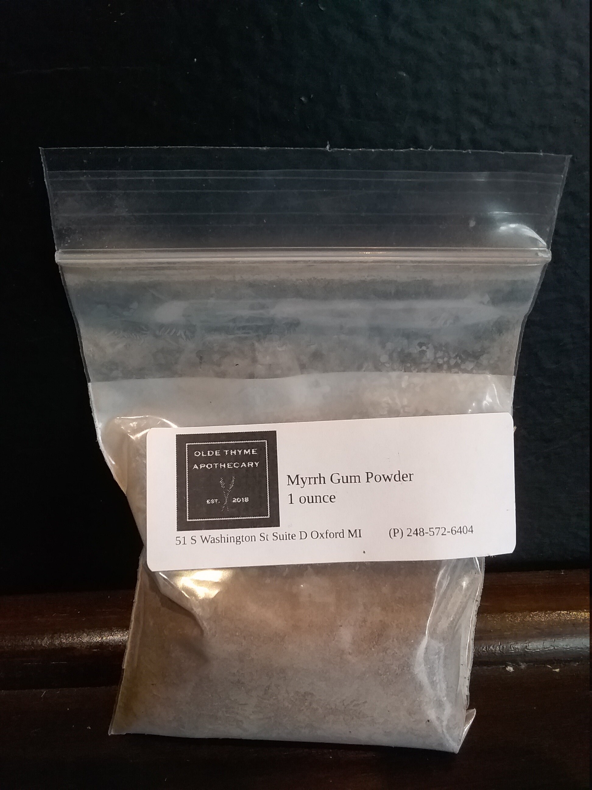 Myrrh Gum Powder 1 oz pkg