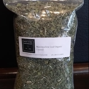 Marshmallow leaf Organic 1oz