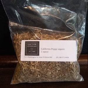 California Poppy Organic 1oz