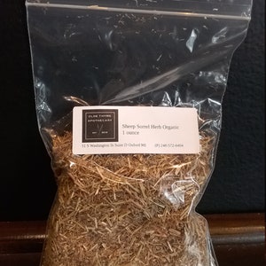 Sheep sorrel herb organic 1oz