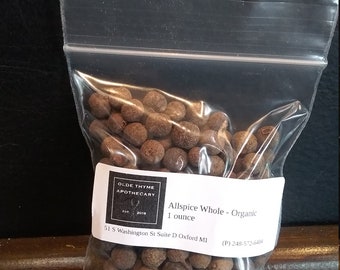 Allspice whole 1oz Organic