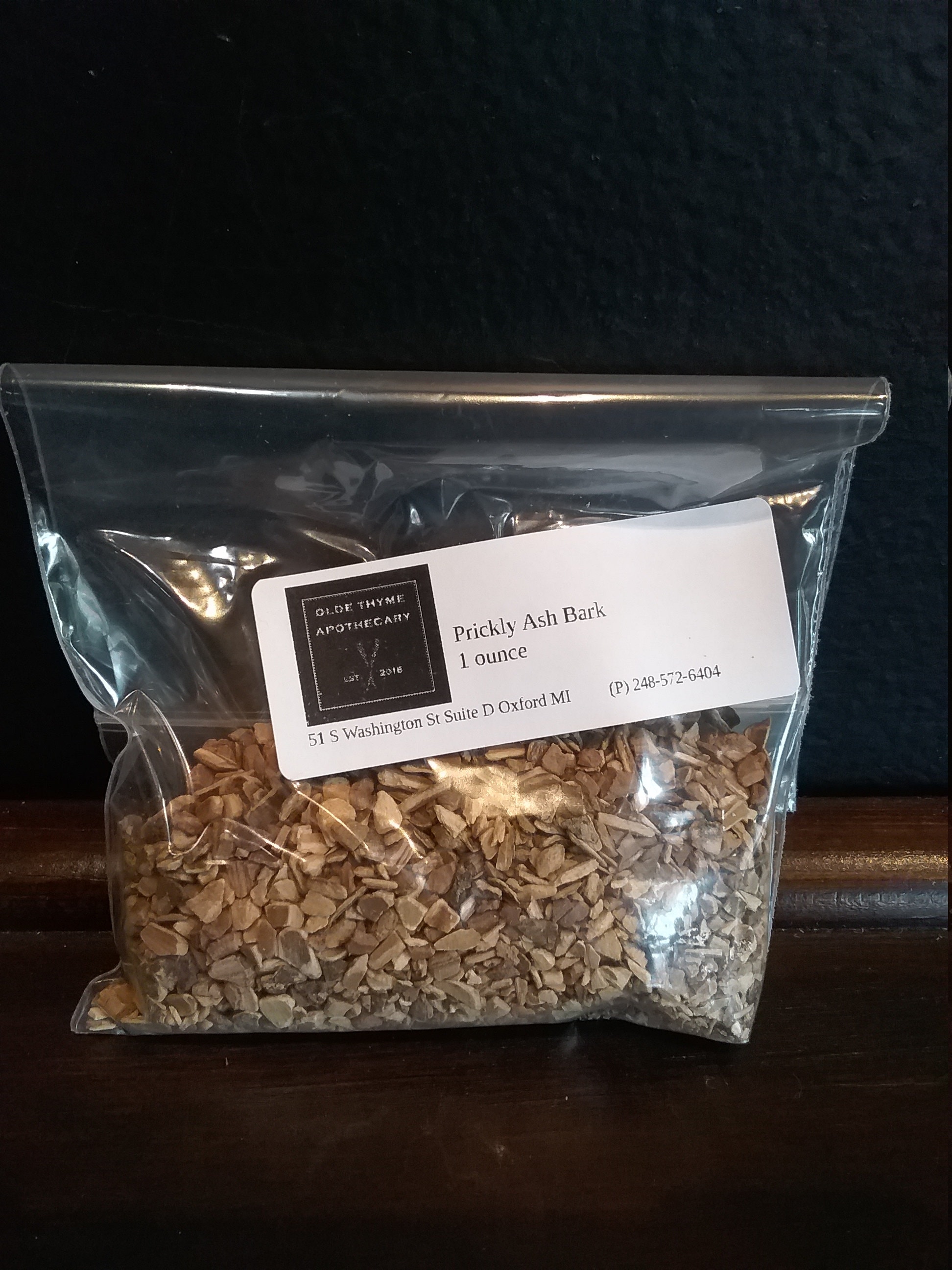 Prickly ash bark 1oz