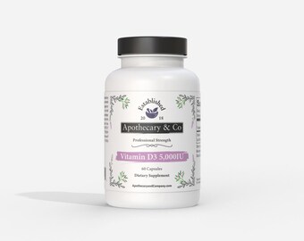 Apothecary & Co Vitamin D3 5,000 IU