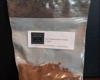 Saw palmetto berry powder