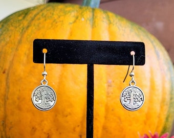Silver Celtic Tree of Life Earrings Hypoallergenic Earring Hooks Fall Autumn Tree Jewelry
