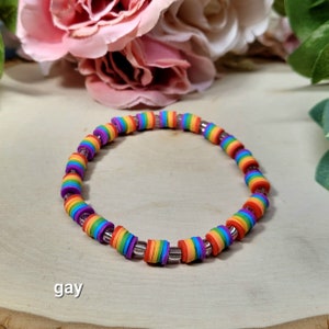 Heishi Bead Pride Bracelets