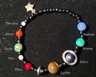 Solar System Semi Precious Stone Bracelet