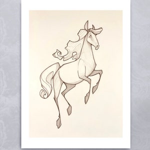 Pferd Giclée Druck