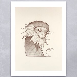 Monkey Giclee Print