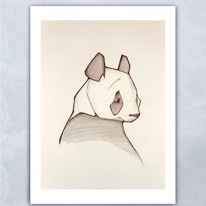 Panda Bear Giclee Print