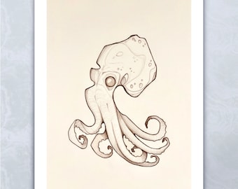 Octopus Giclee Print