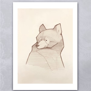 Black Bear Giclee Print