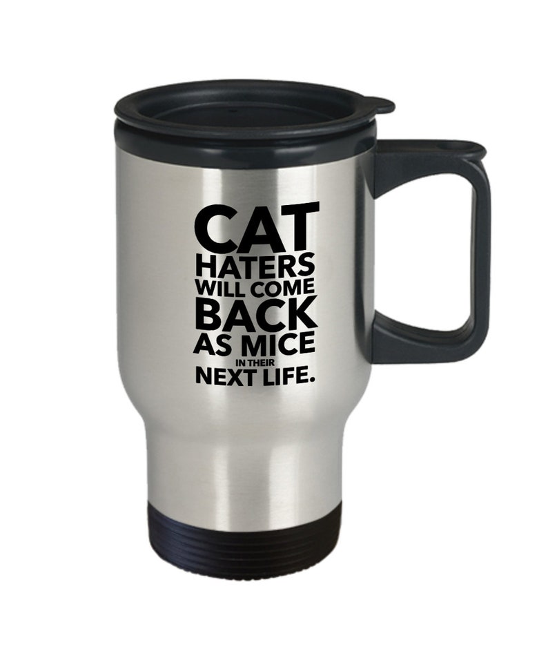 Cat Lover Cat Mom Gift Travel Mug Tumbler