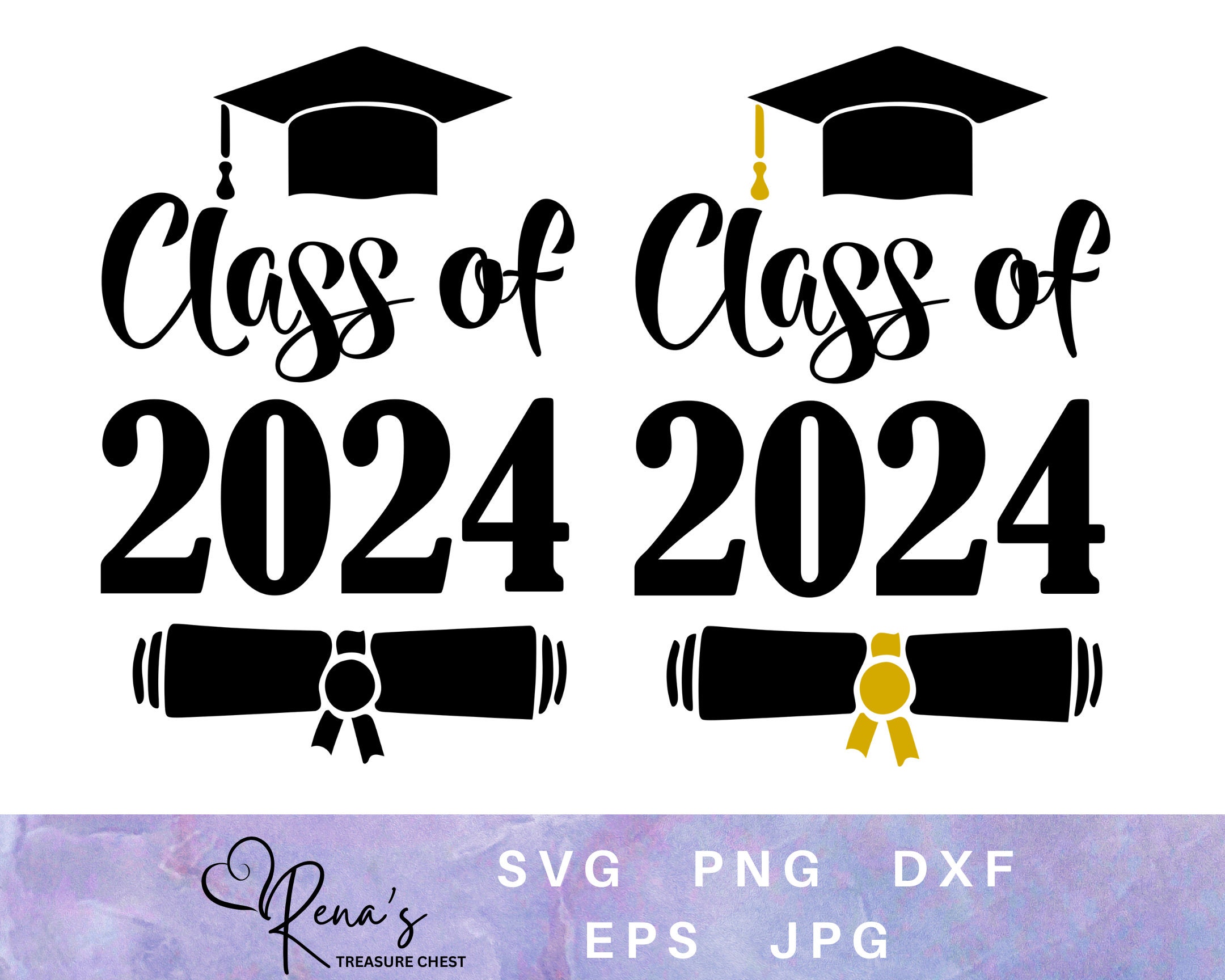 Graduate 2024, Senior 2024 SVG, Class of 2024 SVG, Graduation 2024