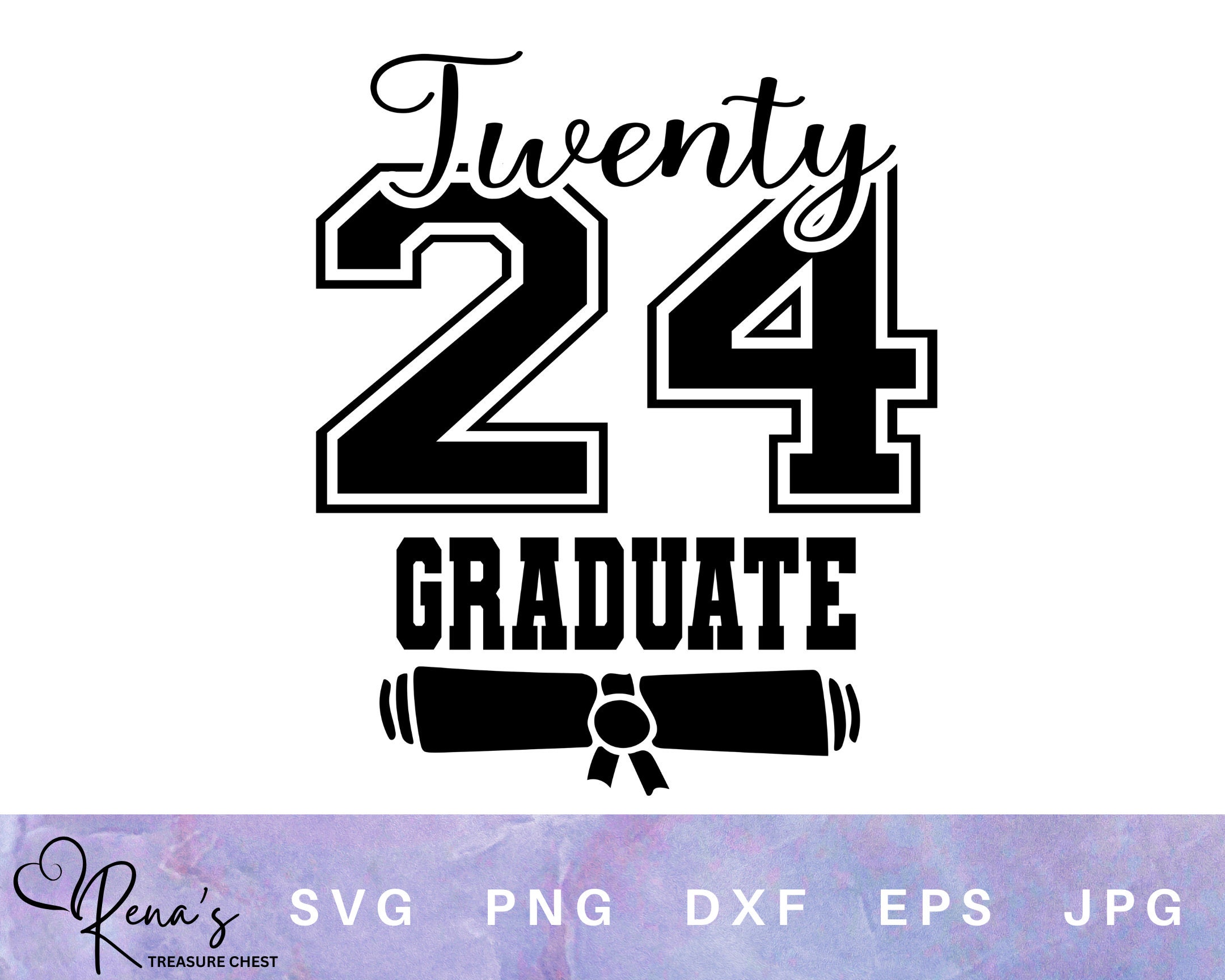 Graduate 2024, Senior 2024 SVG, Class of 2024 SVG, the Graduate of 2024
