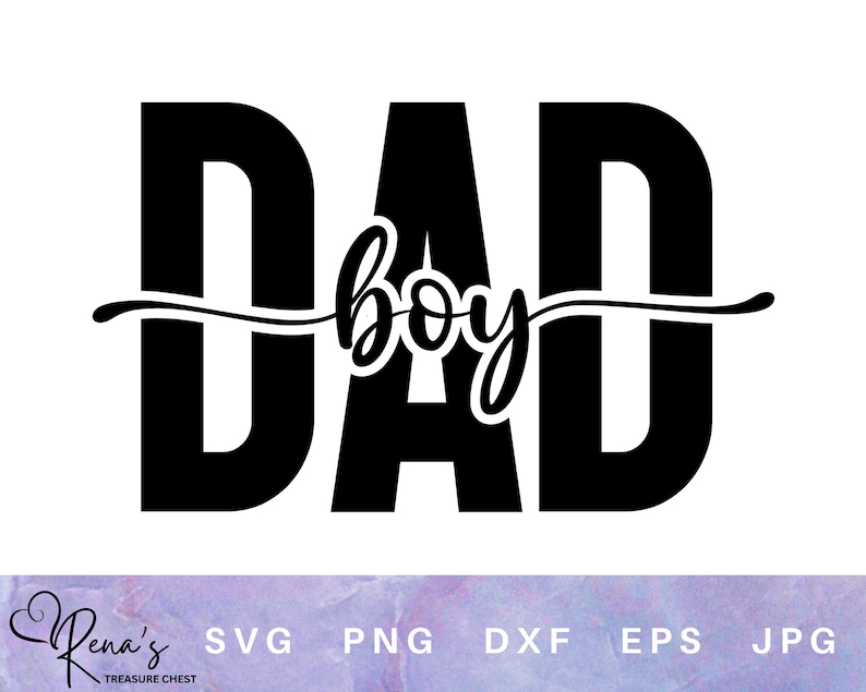 Boy Dad SVG PNG, Dad Digital Download - Etsy