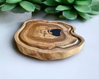 Tabla de cortar carne, nogal macizo, bandeja para barbacoa, elemento decorativo de cocina, regalo de cocina