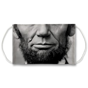 Abraham Lincoln Face Mask, US President, Funny Face Mask, Washable face mask, Funny Reusable Face Mask for Adults and Kids, Protective Mask